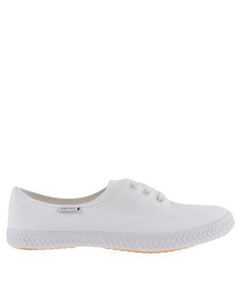white canvas takkies